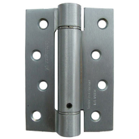 4inch Single Action Spring Hinge (1.5 pairs) - Satin Chrome