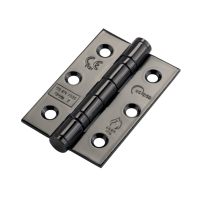 Eclipse 3inch Ball Bearing Butt Hinge (Pair) - Black SS (Grade 201)