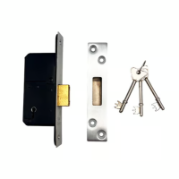 5 Lever Deadlock 2inch KD - Satin Chrome