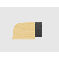 EPDM Dry Glaze 2mm x 8mm x 50m Roll - Black