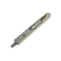 192mm Radius End Flush Bolt - Polished Chrome