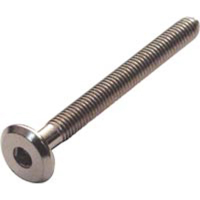 Flat Head Screw M6 x 90mm - Polished Bronze