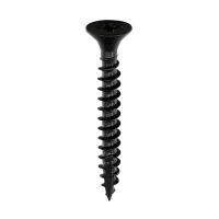 7inch x 1inch Black Pozi Countersunk screws (200)