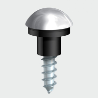 8 x 1½inch (4 x 40mm) Mirror Screws (Pack 8) - Polished Chrome
