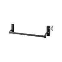 Single Reversible Panic Latch - Black
