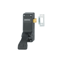 Push Pad Panic Latch - Black
