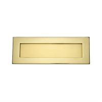 Letter Plate 355mm x 124mm - Polished Brass