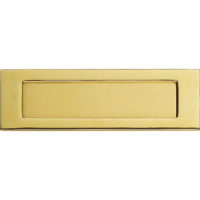 Letter Plate 257mm x 80mm - PVD Brass