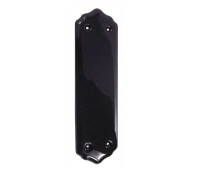 Porcelain Finger Plate 280mm x 77mm - Black