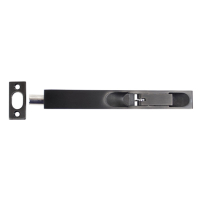 6inch Flush Bolt - Stainless Steel PVD Coated - Black