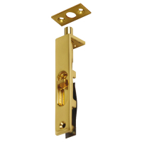 3inch Flush Bolt - Polished Brass