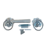 6inch Plain Ring Gate Latch - BZP
