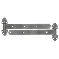 24inch Reversible Hinge with Cups (Pair) - Galvanized