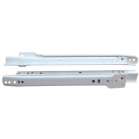 350mm Drawer Runner Bottom Fix - White