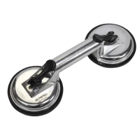 Double Pad Aluminium Pro Glass Suction Lifter 120mm Pads (110kg)