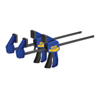 Irwin Light Duty Quick Grip Mini Clamps Twin Pack 300mm (12inch) - 63kg