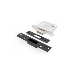 British Standard 5 Lever Deadlock 3" - Black