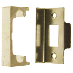 Rebate Kit 0.5" Tubular Mortice Latch - Electro Brass