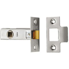 Tubular Mortice Latch 2&frac12;" - Satin Nickel