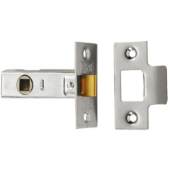 Tubular Mortice Latch 3" - Satin Nickel