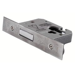 Euro Profile Deadlock 3" - Satin Stainless Steel