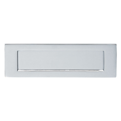 Carlisle Letter Plate 257 x 81mm - Satin Chrome