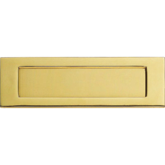 Carlisle Letter Plate 305mm x 103mm - Polished Brass