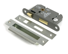 Satin Stainless Steel Heavy Duty Bathroom Mortice Lock