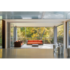 Centor Bi-Folding Kits - Tracks, No Seals, SSS Finish (Opening Outwards)