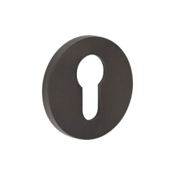 Cres (CR-S10) Euro Keyway Escutcheon (Round) (316 SS) - Dark Bronze