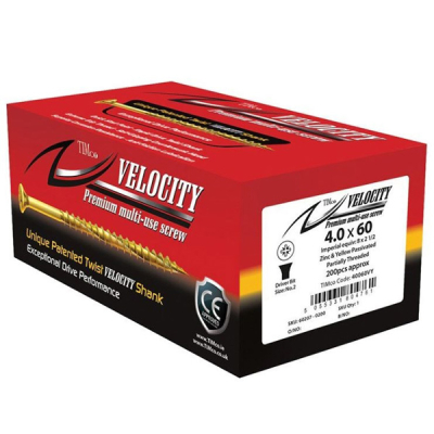 Velocity Premium Multi-Use Screws 4.5 x 60mm PZ2 (200)