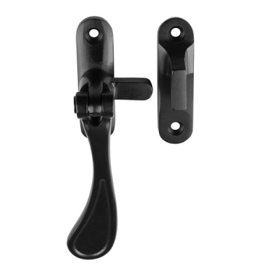 Carlisle Victorian Reversible Casement Fastener - Matt Black