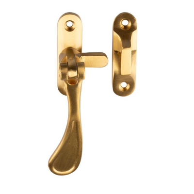Carlisle Victorian Reversible Casement Fastener - Satin Brass