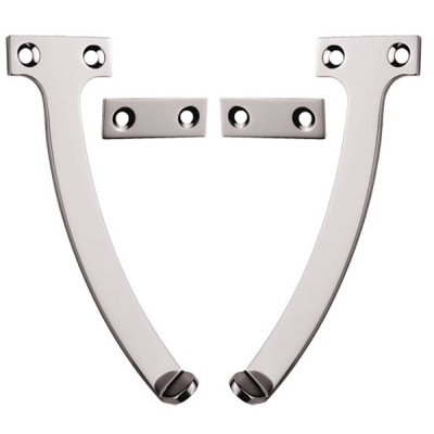 6Inch Quadrant Stay - Satin Chrome
