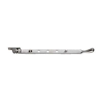 Carlisle 12Inch Bulb End Casement Stay - Satin Chrome