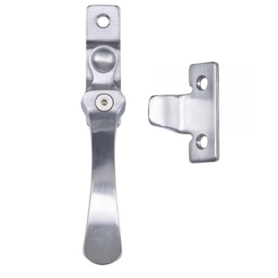 Wedge Locking Casement Fastener - Satin Chrome