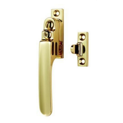 Carlisle Victorian Locking Night-Vent Fastener - Polished Brass