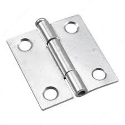 1.5Inch Steel Butt Hinge (Pair) - Zinc
