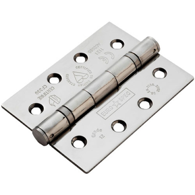 4Inch Fire Rated Ball Bearing Butt Hinge (Pair) - PSS (Grade 304)