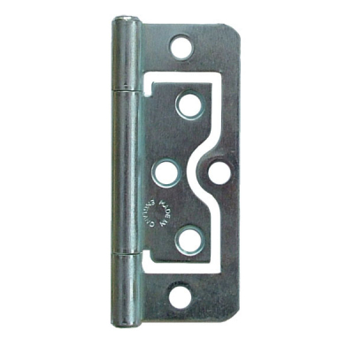 3Inch Flush Steel Hinge Zinc Plated (Pair)