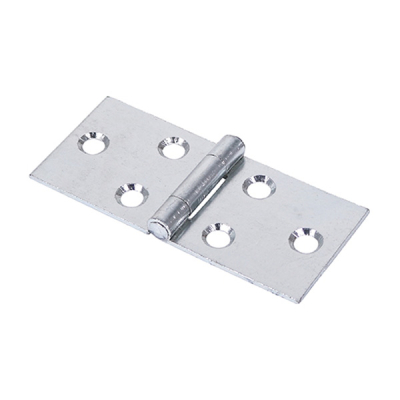 1½Inch Uncranked Backflap Hinge (10x Pairs) - BZP