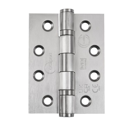 Eclipse 4Inch Fire Rated Ball Bearing Butt Hinge (Pair) - SSS