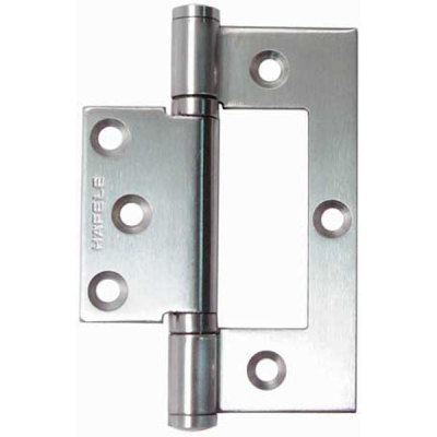 Flush Hinge 102 x 71mm (Pair) - Satin SS