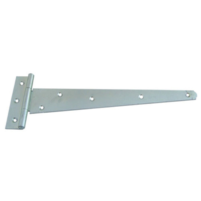 12Inch Metal T Hinge (Pair) - BZP