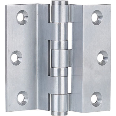 3Inch Cranked Stormproof Hinge (Pair) - Satin Chrome