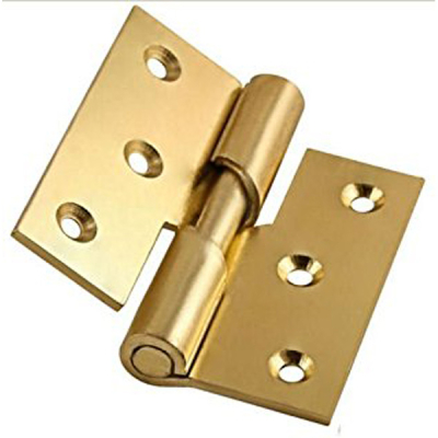 3Inch Steel Rising Butt Hinge LH (Pair) - Electro Brass