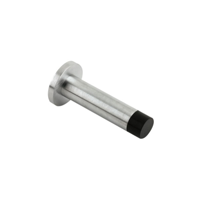 Wall Mounted Door Stop 75mm - Polished Chrome