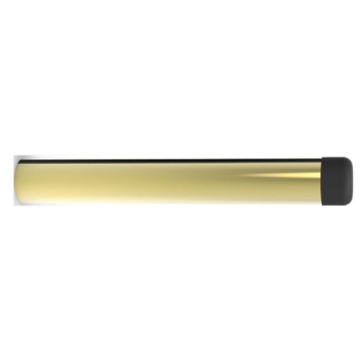 Cylinder Door Stop 116mm - Polished Brass