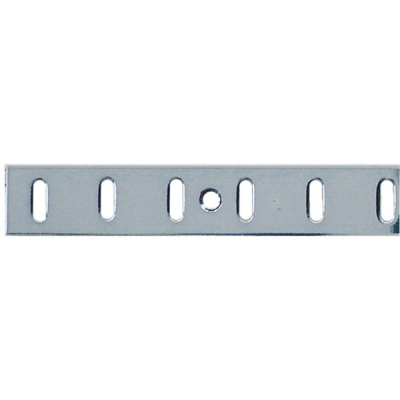 Flat Bookcase Strip 1.83m - Zinc Plated