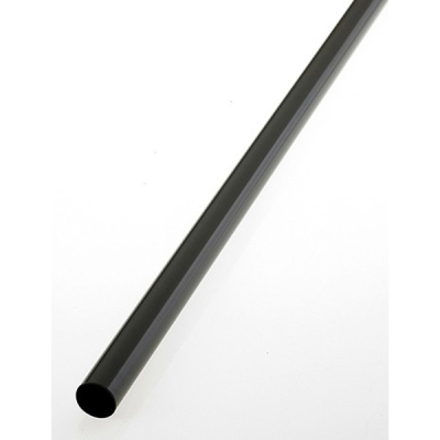 Round Wardrobe Rail (25mm) 2.4m - Matt Black